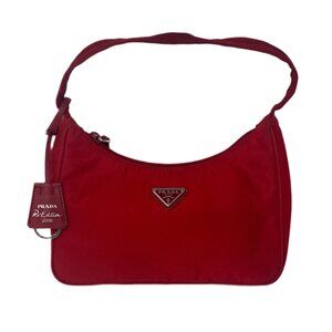 Prada Re-Issue 2020 Red Nylon Handbag